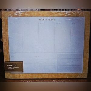 Fringe Studio Sunflower Yellow Weekly Planner